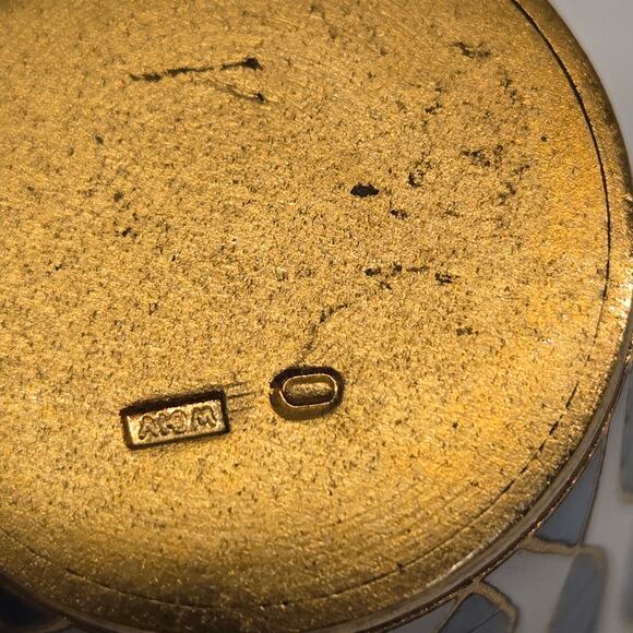 Set of 2 Vintage Russian Cloisonne Enamel Vodka Shot Glasses, Hallmarked - Picture 7 of 8